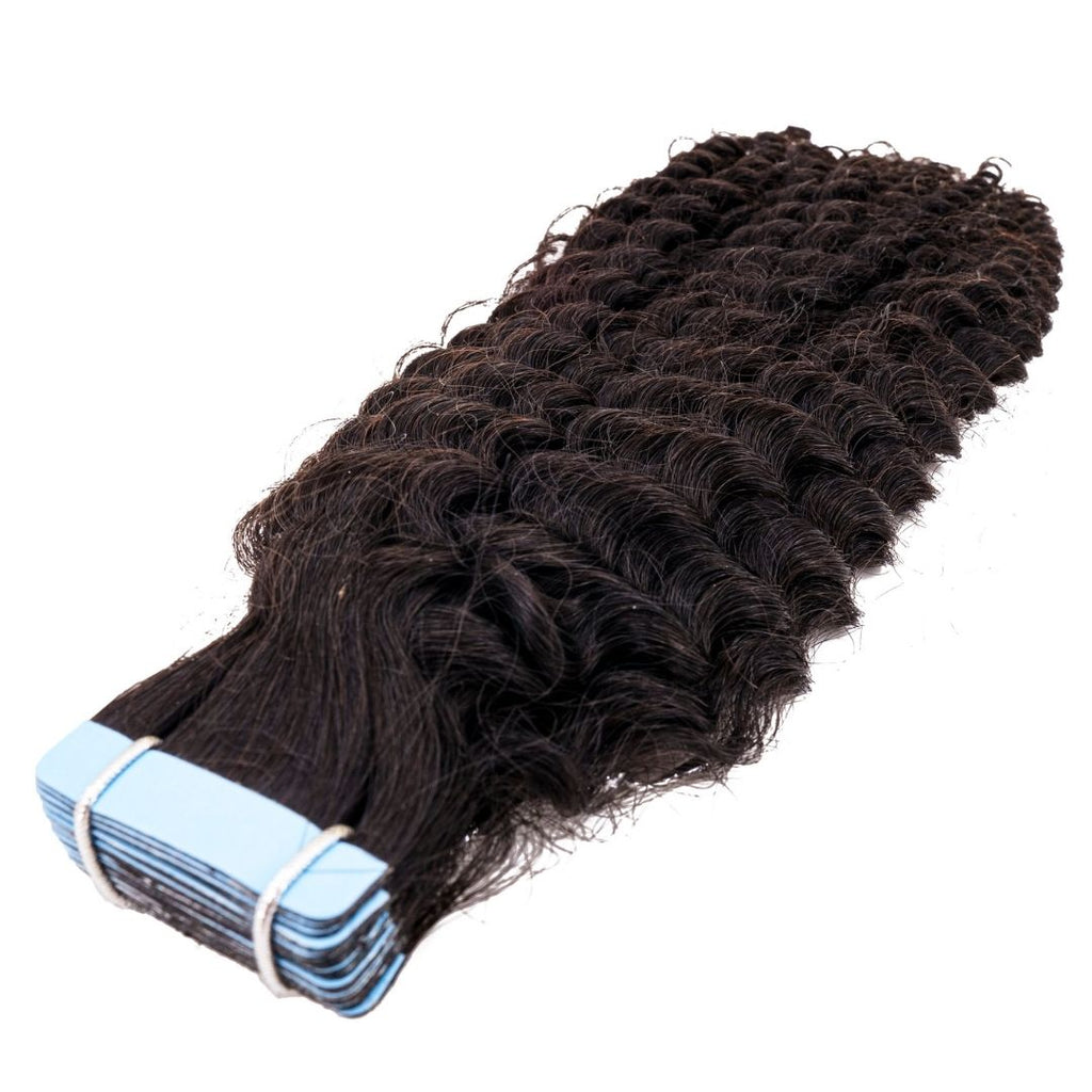 kinky curly tape in hair